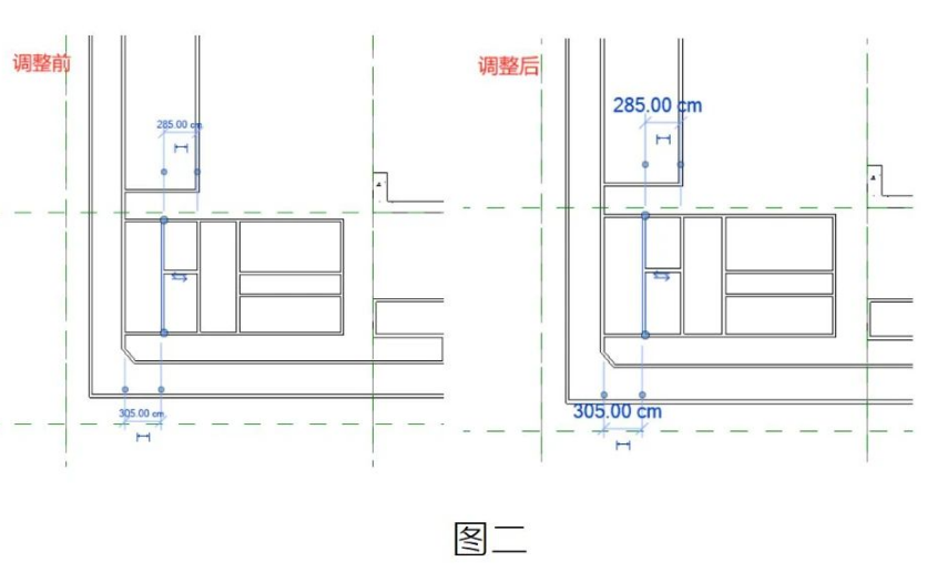 image.png 腿腿教学网-Revit小技巧如何放大临时尺寸标注图文教程