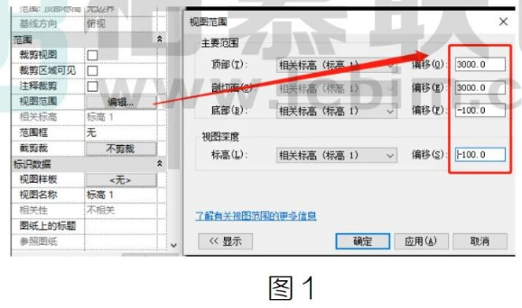 腿腿教学网-Revit中批量设置视图范围的图文教程
