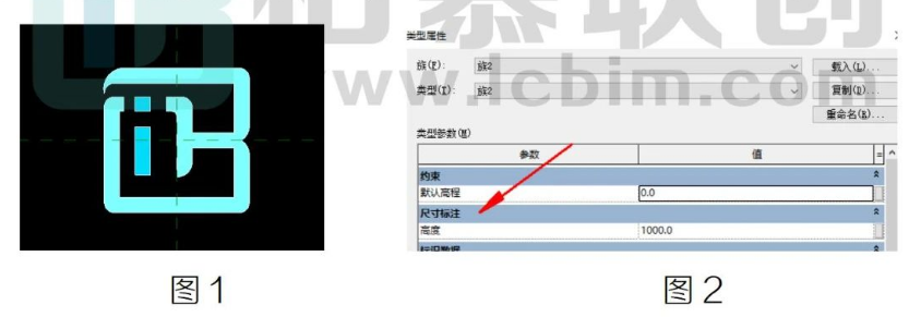 腿腿教学网-Revit族构件如何实现等比例缩放的图文教程