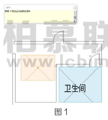 腿腿教学网-Revit中房间不在完全闭合的区域中图文教程