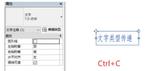腿腿教学网-Revit中传递单个文字类型图文教程