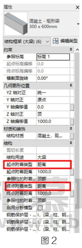 腿腿教学网-Revit中坡道梁如何附着坡道底部方法的图文教程（文/LS）