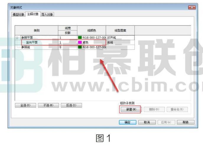 腿腿教学网-Revit中参照平面子类别的应用的图文教程（文/小七）
