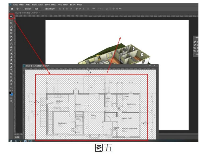 image.png 腿腿教学网-Revit二三维叠合图制作图文教程(文/区展聪)