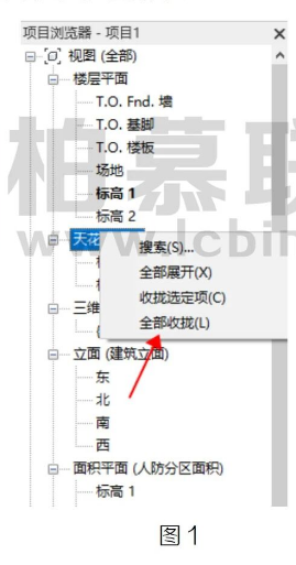 image.png 腿腿教学网-Revit中项目浏览器使用小技巧方法的图文教程(文/SYY)