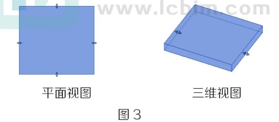 腿腿教学网-Revit中如何让造型操纵柄在三维中可见方法的图文教程（文/YQY）