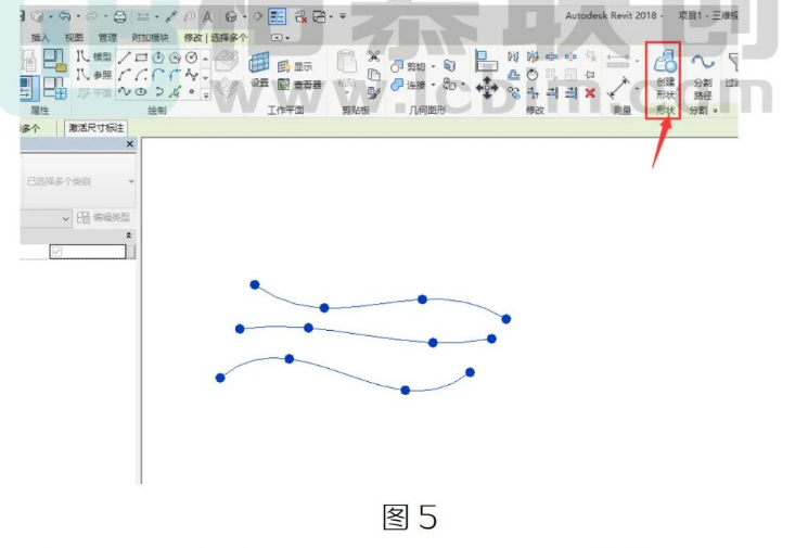 image.png 腿腿教学网-Revit通过内建体量绘制不规则屋顶的图文教程(文/杨雨凡)