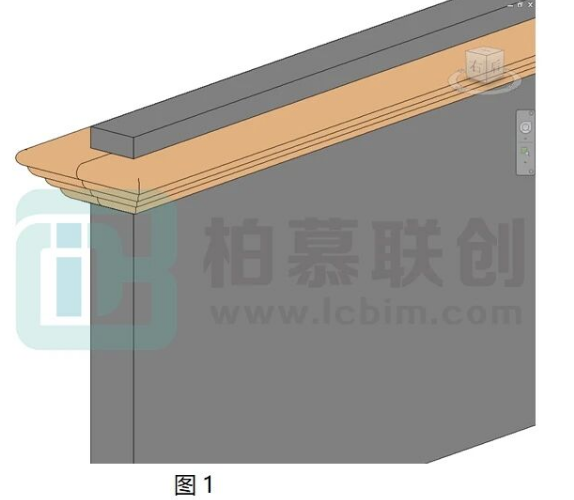 image.png 腿腿教学网-Revit中如何将墙饰条的转角回墙方法的图文教程(文/胡延林)