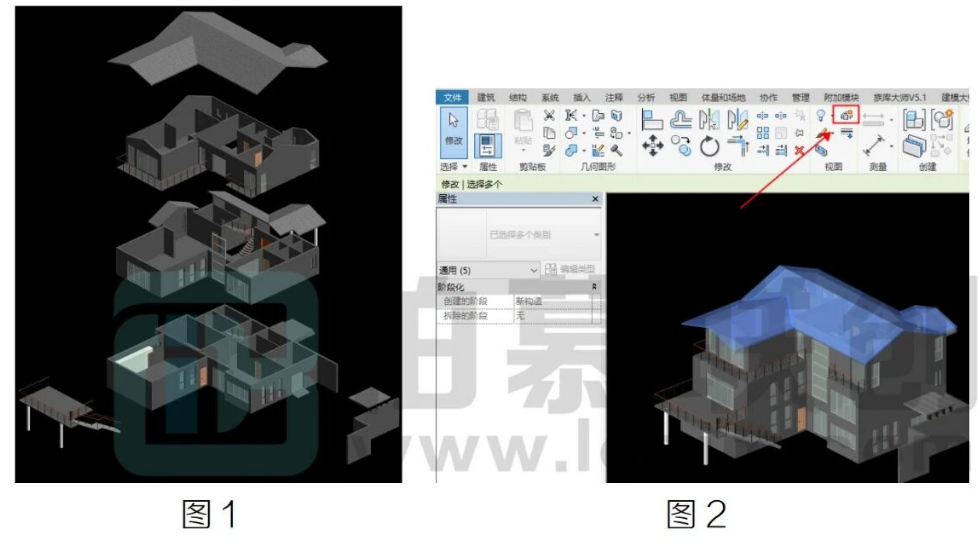 腿腿教学网-BIM教程 | Revit中如何创建炸裂图方法的图文教程（文/雷松）