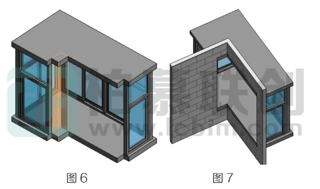 腿腿教学网-BIM教程 | Revit中项目构件被族剪切情况汇总（二）图文教程（文/BIM小妹）
