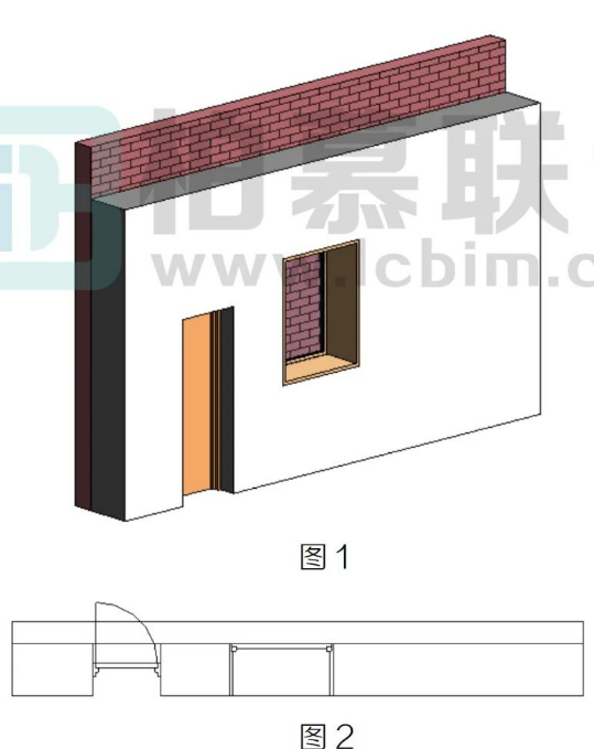 image.png 腿腿教学网-BIM教程 | Revit中如何在两片贴在一起的墙上解门窗洞口方法的图文教程(文/BIM小小)