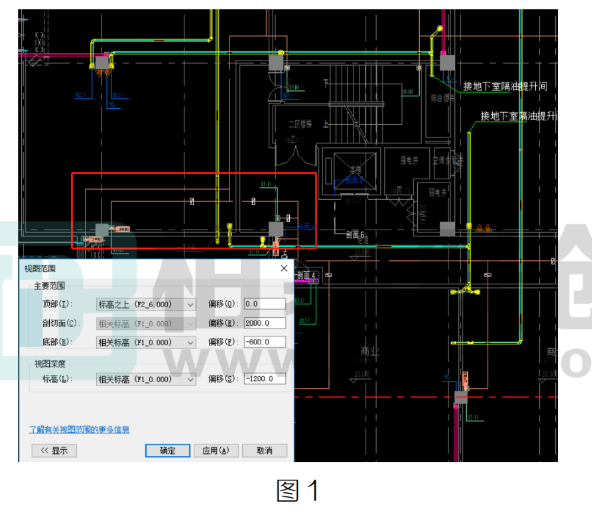 image.png 腿腿教学网-BIM教程 | Revit中剖切面对机电构件的影响的图文教程(文/HYL)