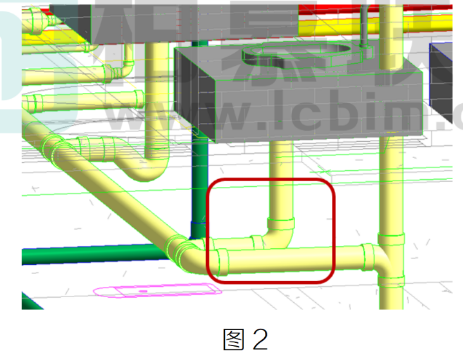 腿腿教学网-BIM教程 | Revit中蹲便器连接排水横管小技巧方法的图文教程（文/章琛）