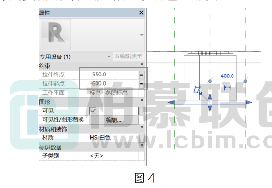 腿腿教学网-BIM教程 | Revit族中拉伸构件的另类高度关联方法的图文教程（文/BIM小妹）