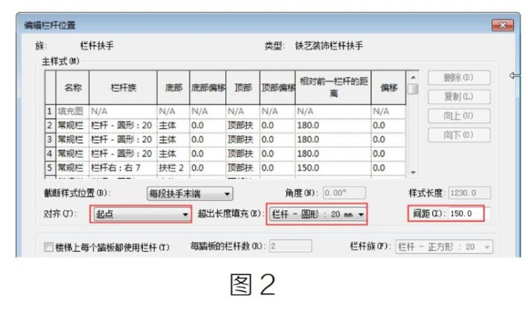 腿腿教学网-BIM教程 | Revit中栏杆扶手样式的自动匹配方法的图文教程（文/小七）