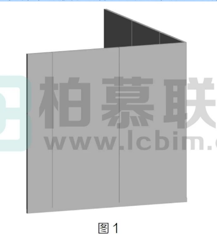 腿腿教学网-BIM教程 | Revit中如何处理幕墙转角处嵌板自动连接方法的图文教程（文/小七）