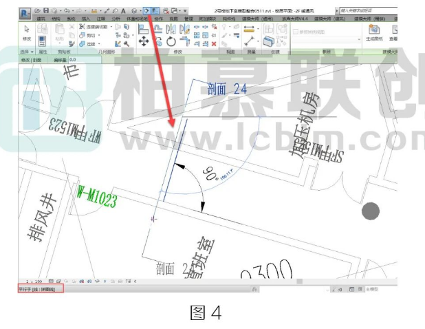腿腿教学网-BIM教程 | Revit中剖面创建问题汇总图文教程（文/柏慕联创）