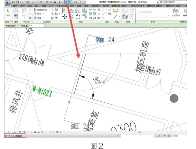 image.png 腿腿教学网-BIM教程 | 走廊这么斜?我的剖面怎么办图文教程(文/XFF)