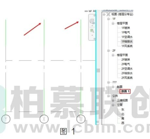 image.png 腿腿教学网-BIM教程 | 如何解决Revit中轴网轴号不可见的问题图文教程(文/朱平丽)