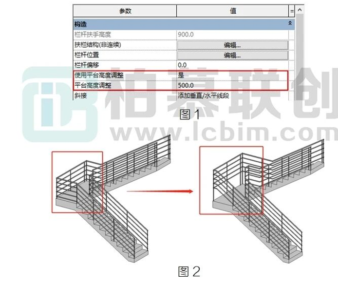 image.png 腿腿教学网-BIM教程 | Revit中栏杆扶手在楼梯上的细节处理(一)图文教程(文/柏慕联创技术服务)